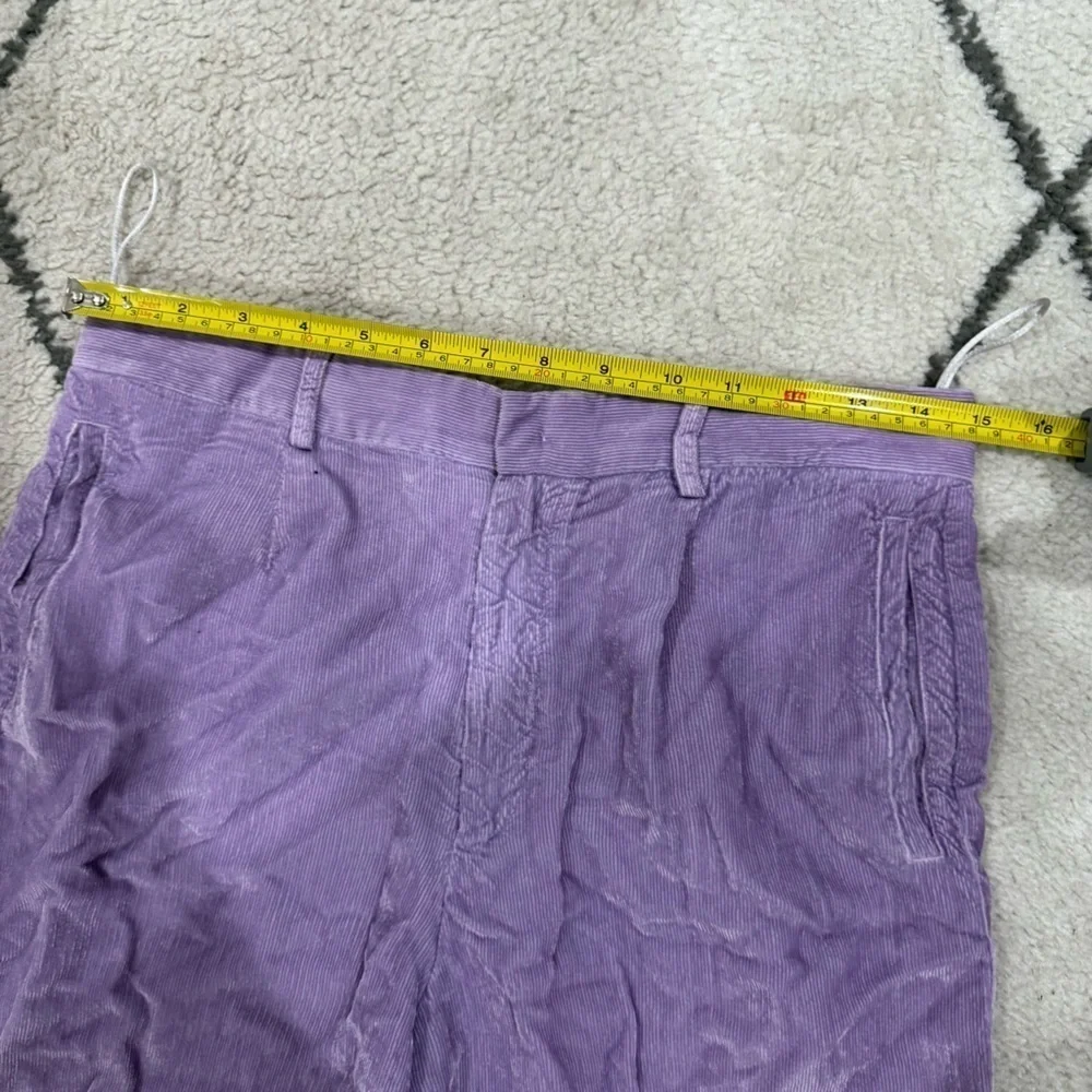 Forte Forte Pants Wide Leg Casual in Lilac Purple Corduroy